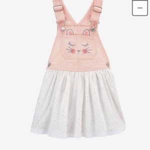 NWT 18 month Osh Kosh bunny overalls dress Easter